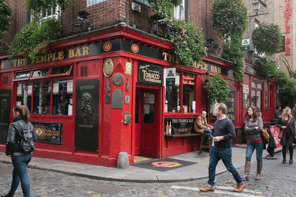 The old Temple Bar.