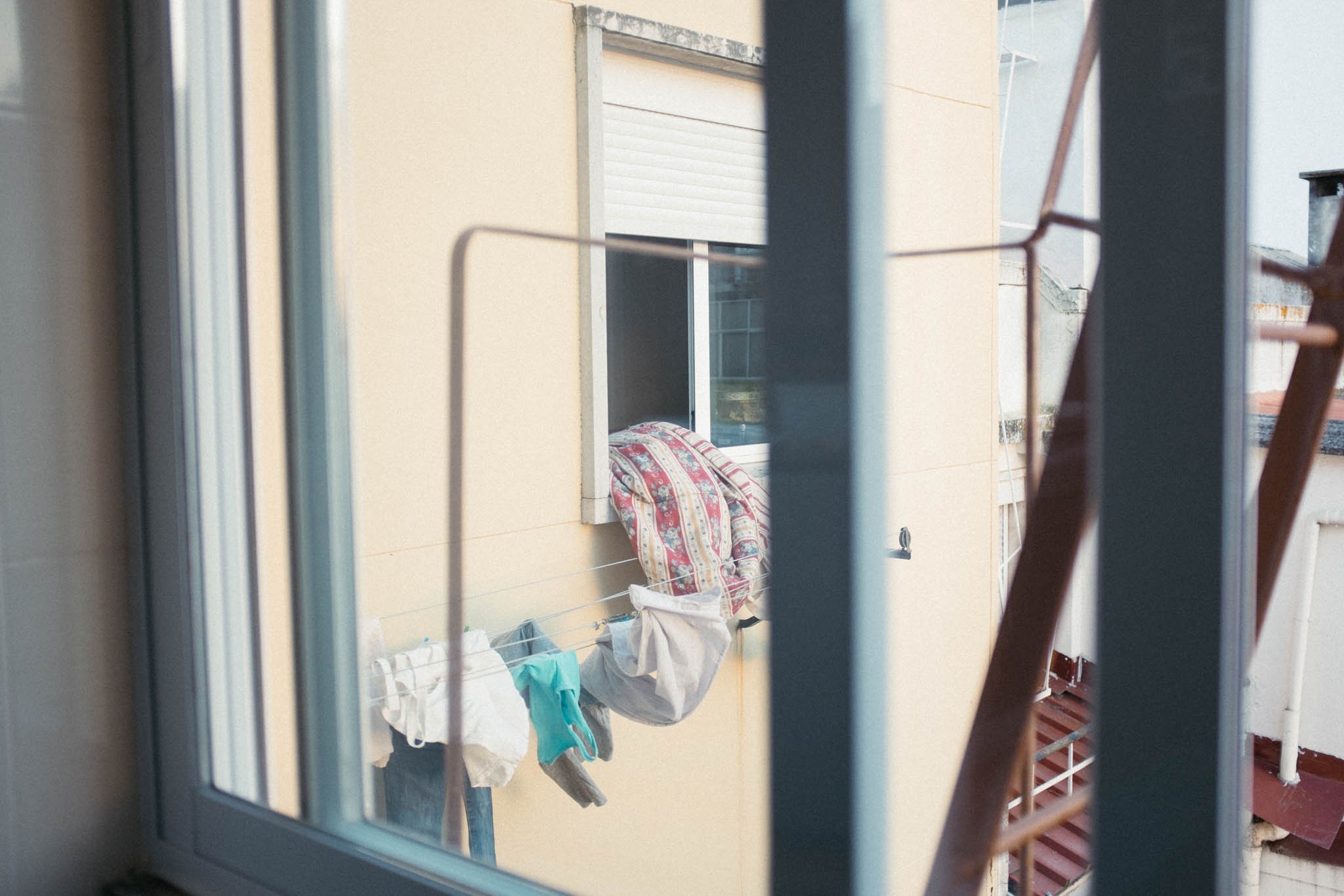 Neighboors' laundry.